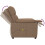 VidaXL vidaXL Massagesessel Braun Stoff 6