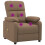 VidaXL vidaXL Massagesessel Braun Stoff 7