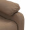 VidaXL vidaXL Massagesessel Braun Stoff 8