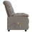 VidaXL vidaXL Massagesessel Taupe Stoff 4