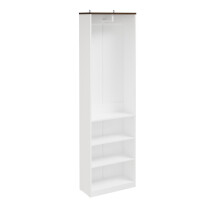 SoBuy Placard Armoire Dressing Compact Bicolore 55x25x187 cm