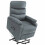 VidaXL vidaXL Massagesessel mit Aufstehhilfe Hellgrau Stoff 1
