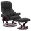 VidaXL vidaXL Massagesessel Verstellbar Grau Kunstleder und Bugholz 1