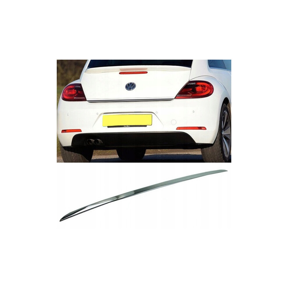 Vw Beetle 5C1, 5C7 - Chrome Trunk Trim - Tailgate Accent - Premium Car Rear Detail - Shine Enhancer 4090058369576