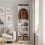 SoBuy Narrow Open Wardrobe with Shelves, White 15