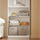SoBuy Narrow Open Wardrobe with Shelves, White 8