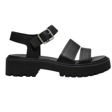 (7 UK, Black) Timberland Womens/Ladies Leather Flat Gladiator Sandals