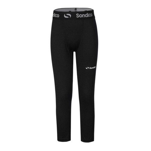 (13 Years, Black) Sondico Boys 3/4 Tights