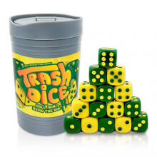Trash Dices Trash the Dices Boardgame Fast-Paced Family Dices Game Perfect Fun Travel Games