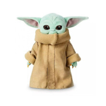 30cm Baby Yoda Plush Toy Master The Mandalorian Force Stuffed Doll Gift for Kids