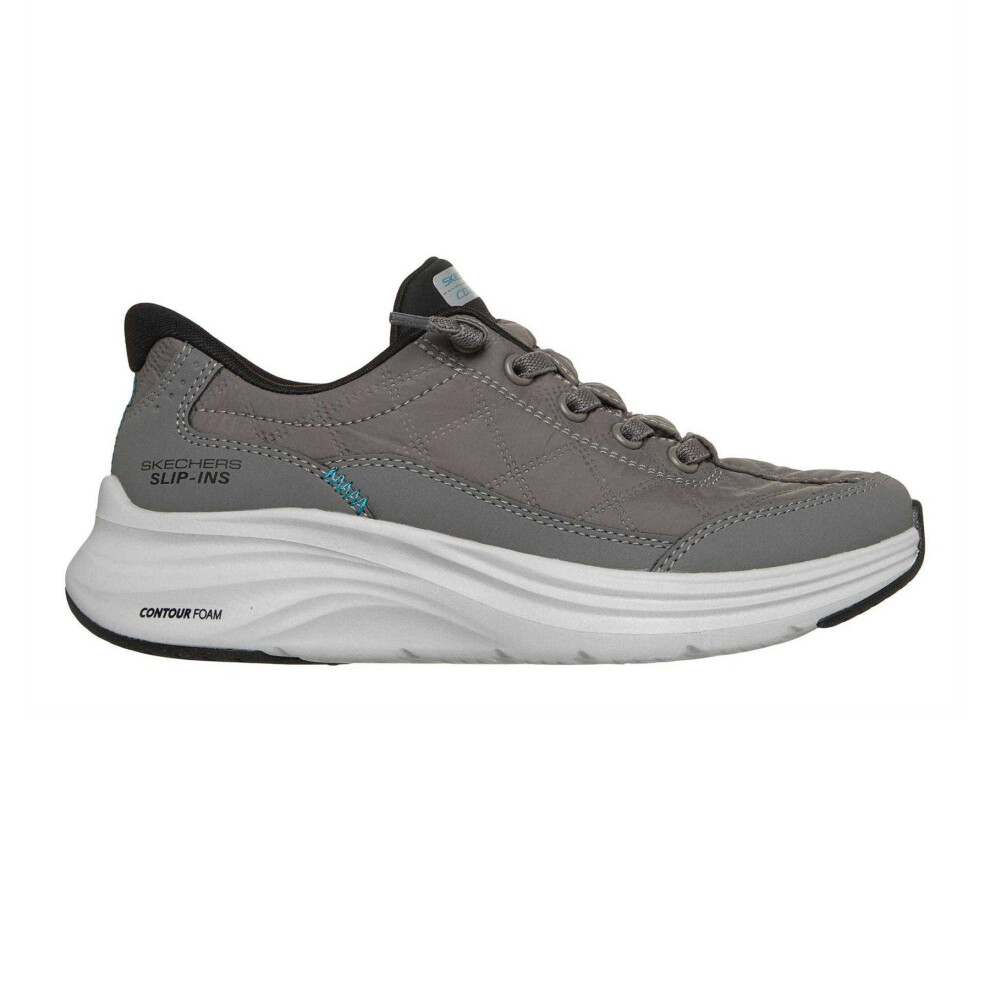 Skechers (4 Uk, Black) Childrens/Kids Cozy Slip-In Trainers