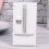 Birch Mini 12 Double Door Refrigerator White with Silver Accents Double Deck 3