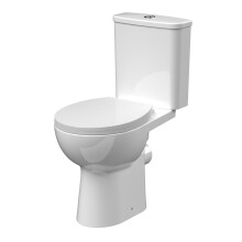 Rimless Comfort Pan,Cistern & S/C Seat