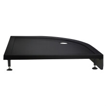 Shower Tray Leg Set & Plinth Kit - Slate Grey - 1700mm & 1000mm Panel