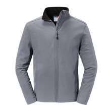 (S, Iron Grey) Russell Mens Essential Soft Shell Jacket