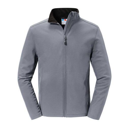 Russell (S, Iron Grey) Russell Mens Essential Soft Shell Jacket