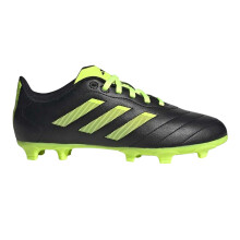 (10.5 UK Child, Core Black) Adidas Childrens/Kids Goletto VIII 3 Stripes Firm Ground Football Boots