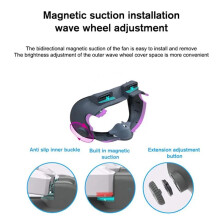 For Meta Quest 3 New Display Radiator X3 Dual Fan Dual Mode Impeller Adjustment and Pressure Reduction