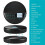 Portable CD Player,  CD Player with Speakers Rechargeable CD Player ASP LCD Display with AUX Cable for Car 8
