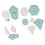 300 PièCes de Papier en Forme de Patchwork en Acrylique, ModèLe de Courtepointe, Patchwork, Patchwork, Artisanat, Couture 2