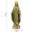 Brass Statue,Catholic Gift Blessed  Statues for Car Home Office Table Decor, Car Dashboard Decorations 6