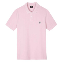 (M, Pink) Paul Smith Mens Zebra Regular Polo Shirt
