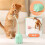 Interactive Toys Electric Intelligent Rolling  Toy Cats Pet Automatic Rotate Mouse Tail Kitten Teaser Stick 7