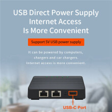 2X 4G LTE Internet Router with Sim Card Slot Unlocked Mobile Hotspot Modem WiFi TypeC Port 300Mbps Wireless Lan