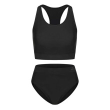 (16 UK, Black) Slazenger Womens/Ladies Xtra Life Lycra Bikini Set