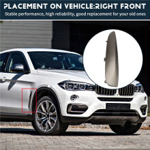 Car Air Duct Side Panel Trim for  X6 F16 2015-2019 35i 35iX 5iX 50iX Front  Vent Decor Strip 51767361418 R