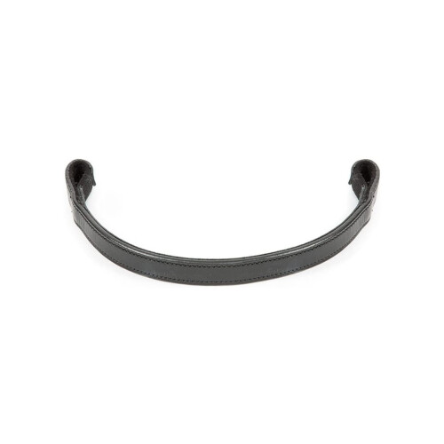 (Cob, Black) Aviemore Leather Plain Horse Browband