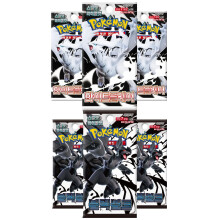 Pokemon Cards Black and White, Korean Black Bolt & White Flare - Booster Bundle including 6 Pokemon Booster Packs - TCYM Product