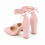(37, Pink) Ankle Strap Block Heel Sandals Size 34-43 4