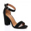 (39, Black) Block Heel Ankle Strap Sandals Size 33-43 3