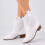 (36, White) Summer Cowboy Boots Size 35-44 1