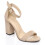 (43, Beige) Block Heel Ankle Strap Sandals Size 33-43 4
