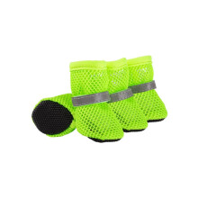 4 Piezas Zapatos para Perros para Pavimento Caliente - Zapatos de Malla Transpirables para Perros Pequeños y Medianos, Protectores de Botas para