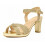 (34, Gold) Ankle Strap Chunky Heel Platform Ssndals Size 33-43 5