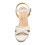 (34, White) Ankle Strap Chunky Heel Platform Ssndals Size 33-43 1