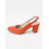 (39, Orange) Suede Ankle Strap Block Heel Sandals Size 34-42 3