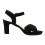 (41, Black Suede) Ankle Strap Chunky Heel Platform Ssndals Size 33-43 5