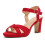 (33, Red) Ankle Strap Chunky Heel Platform Ssndals Size 33-43 5