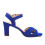 (35, Sax Blue) Ankle Strap Chunky Heel Platform Ssndals Size 33-43 3