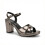 (34, Gray) Shiny Ankle Strap Chunky Heel Platform Ssndals Size 33-43 3