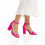 (35, Fuchsia) Rhinestone Ankle Strap Sandals Size 33-43 1