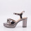 (38, Gray) Block Heel Platform Sandals with Bow Size 33-43 4
