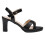 (41, Black) Ankle Strap Chunky Heel Platform Ssndals Size 33-43 4