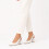 (39, White) Ankle Strap Block Heel Sandals Size 34-42 2