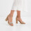 (39, Mink) Rhinestone Ankle Strap Sandals Size 33-43 1