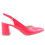 (37, Red) Ankle Strap Block Heel Sandals Size 34-42 5